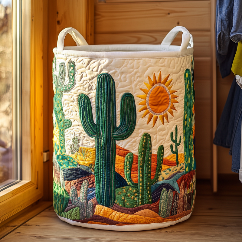 Cactus Horizon Laundry Basket