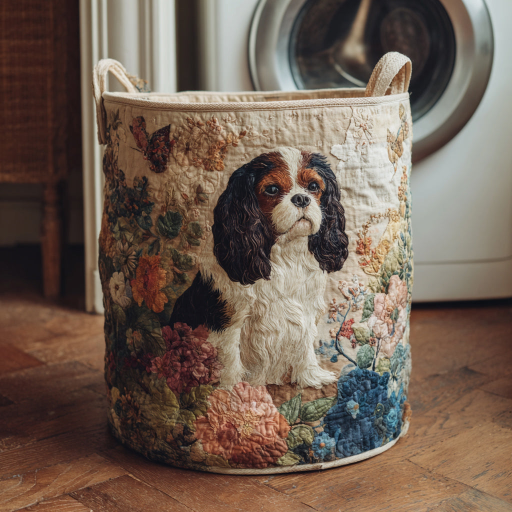 Cavalier Flower Garden Laundry Basket