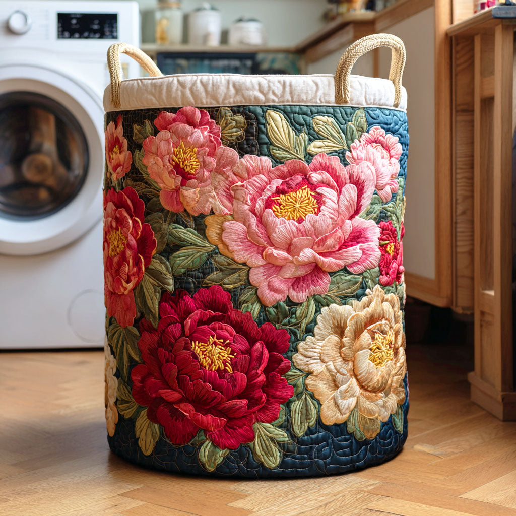 Crimson Petal Shine Laundry Basket