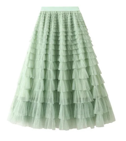 Multi-layered Ruffle Dress
