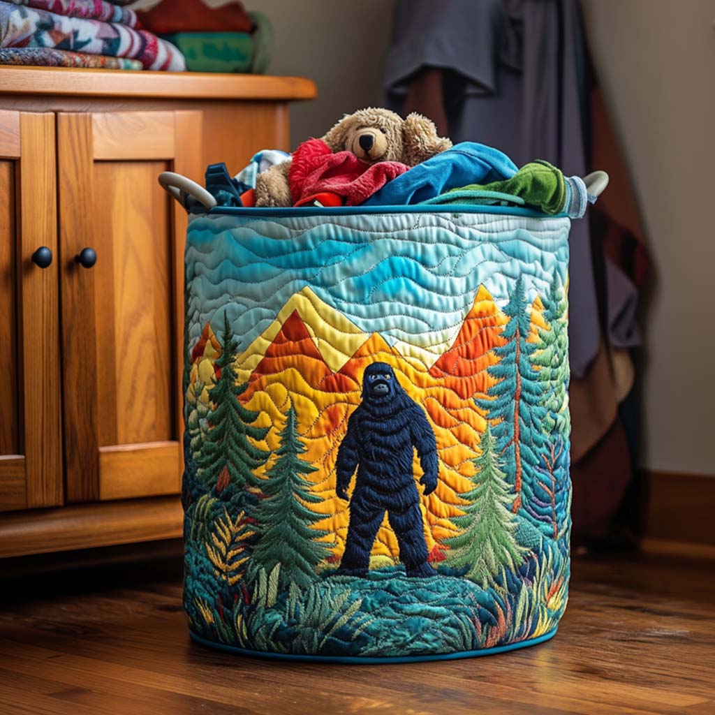 Mountain Trail Sasquatch Laundry Basket