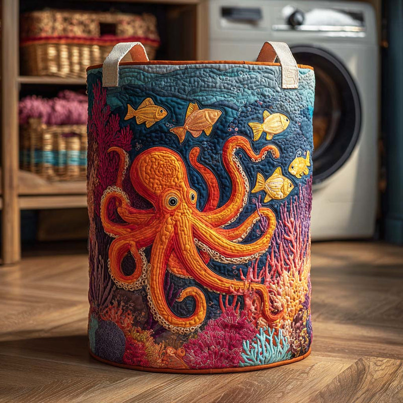 Mystic Octopus Laundry Basket
