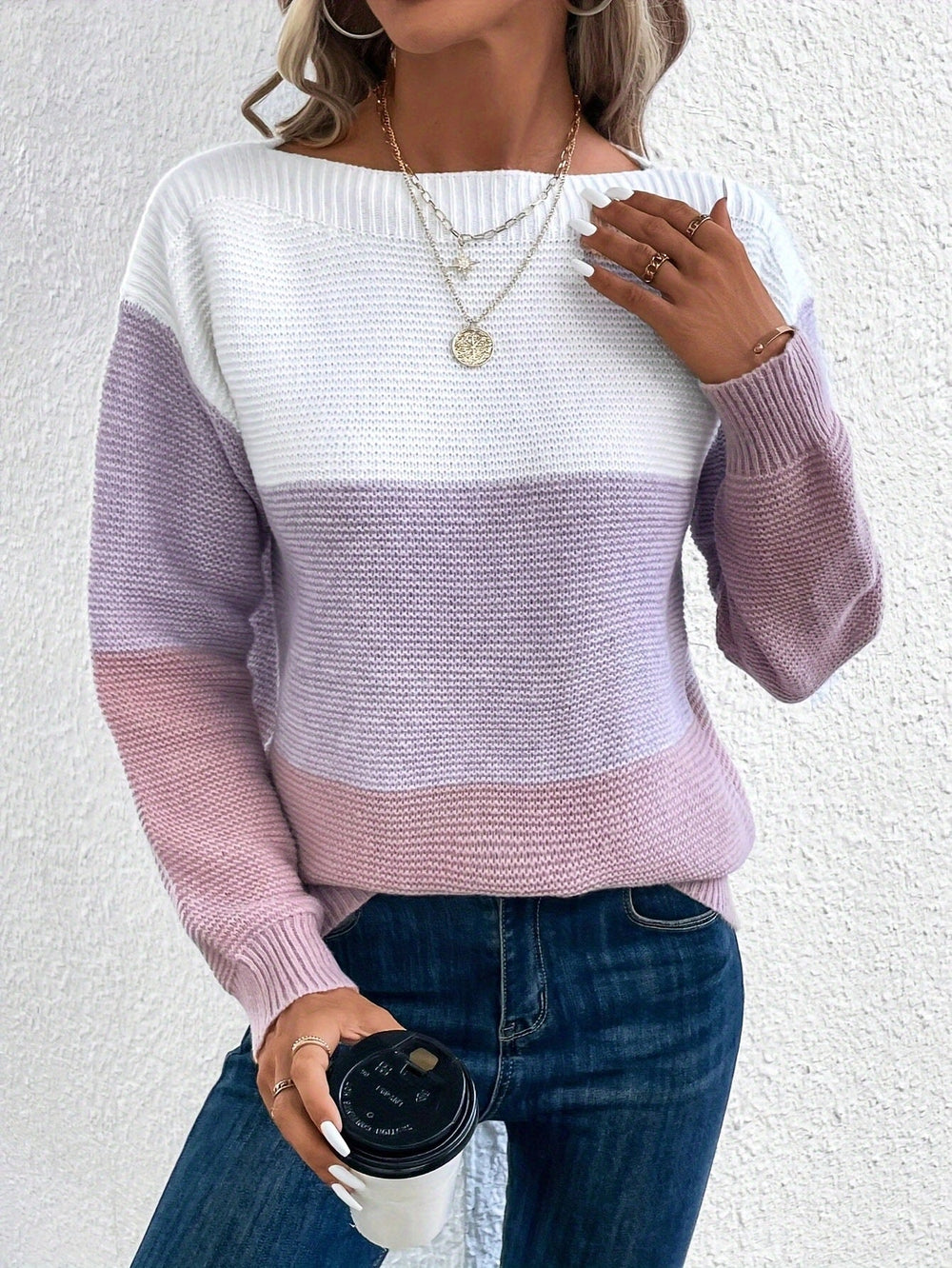Knitted Pastel Sweater