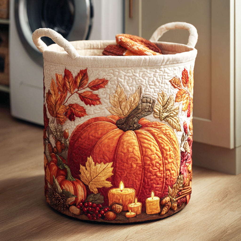 Pumpkin Harvest Laundry Basket