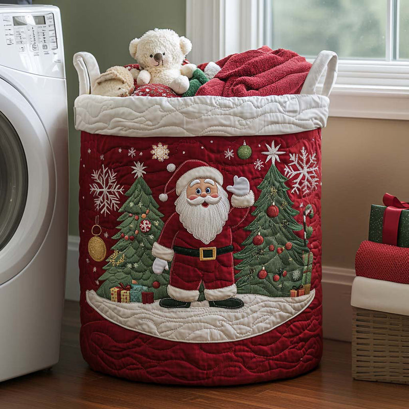 Santa Cheer Laundry Basket
