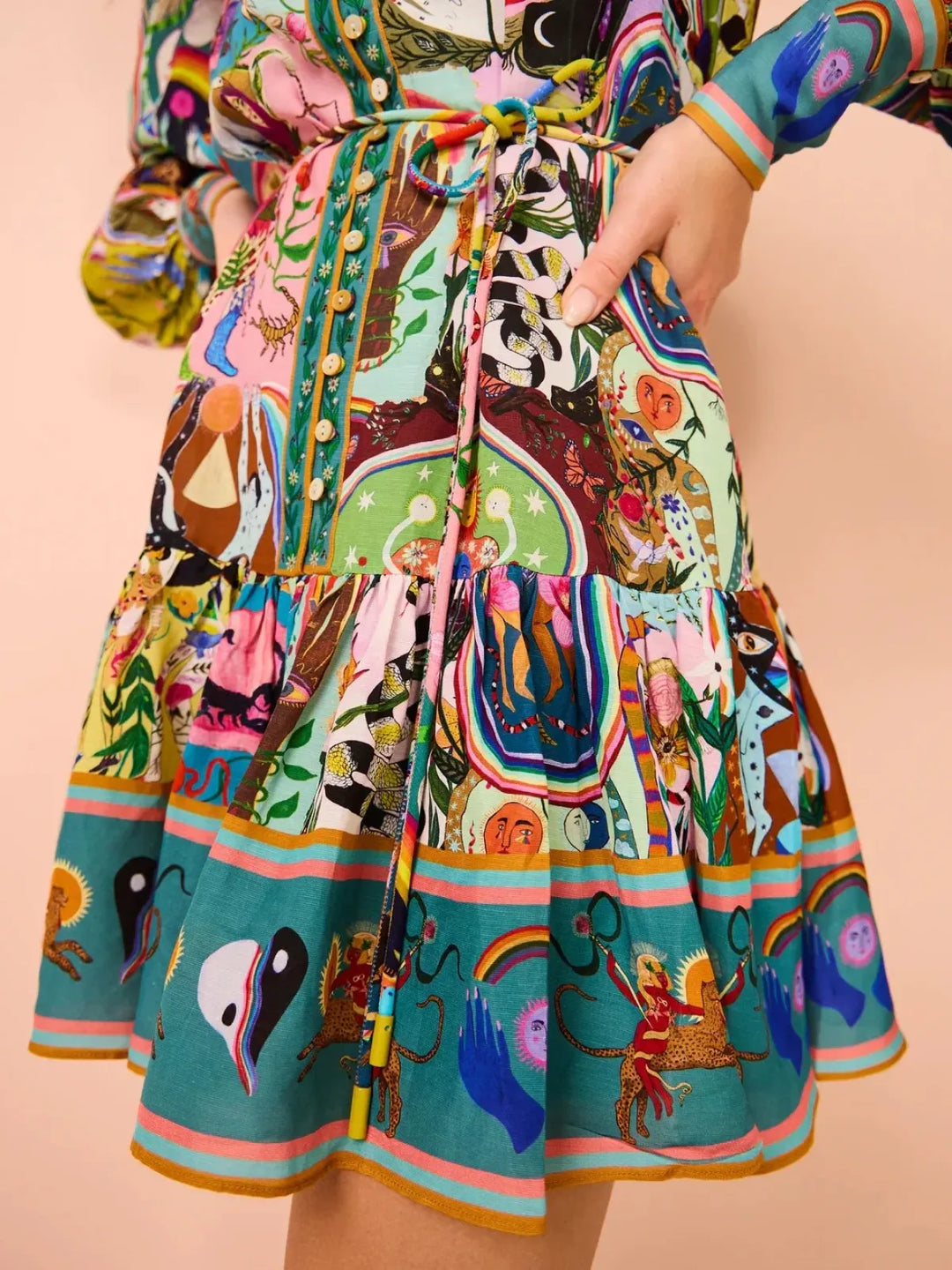 Colorful Mini-Dress