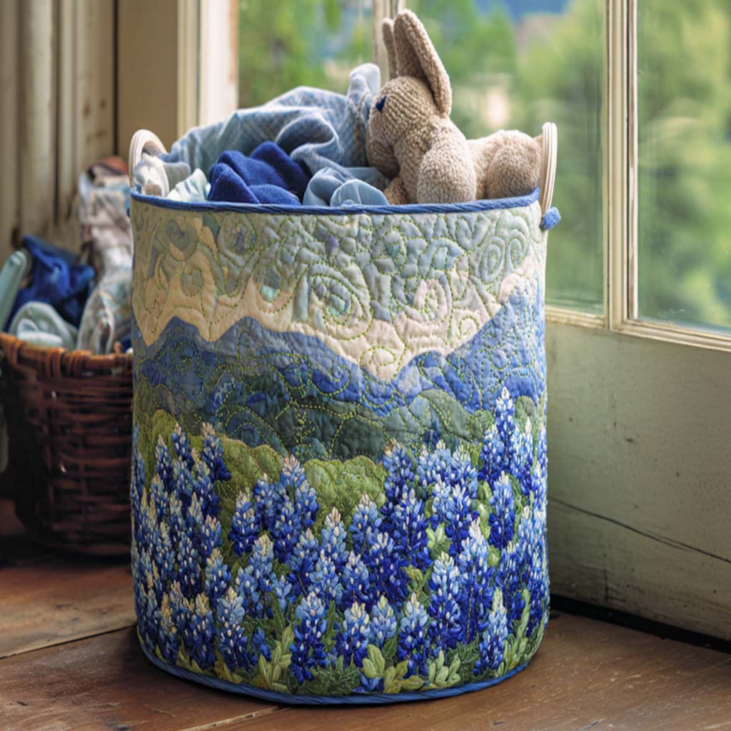 Texas Spring Glory Laundry Basket