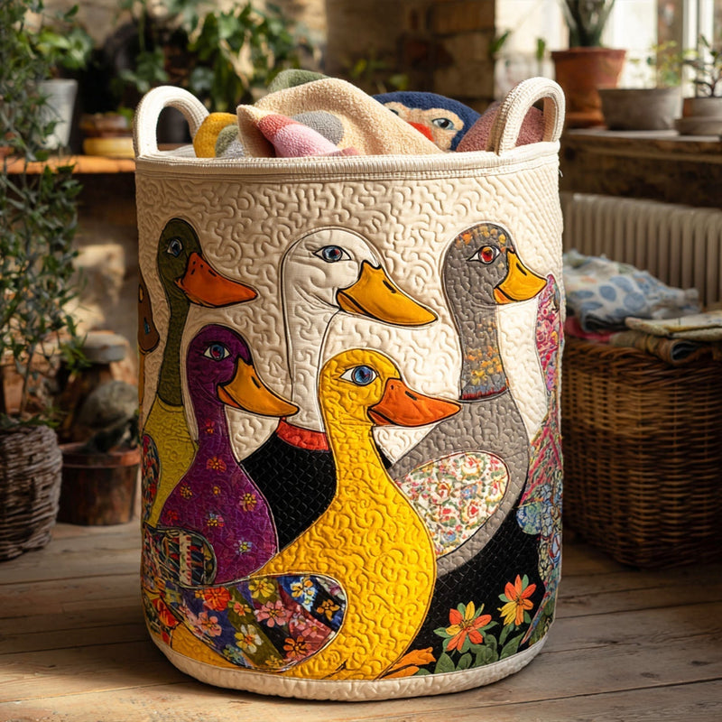 The Quirky Quack Laundry Basket