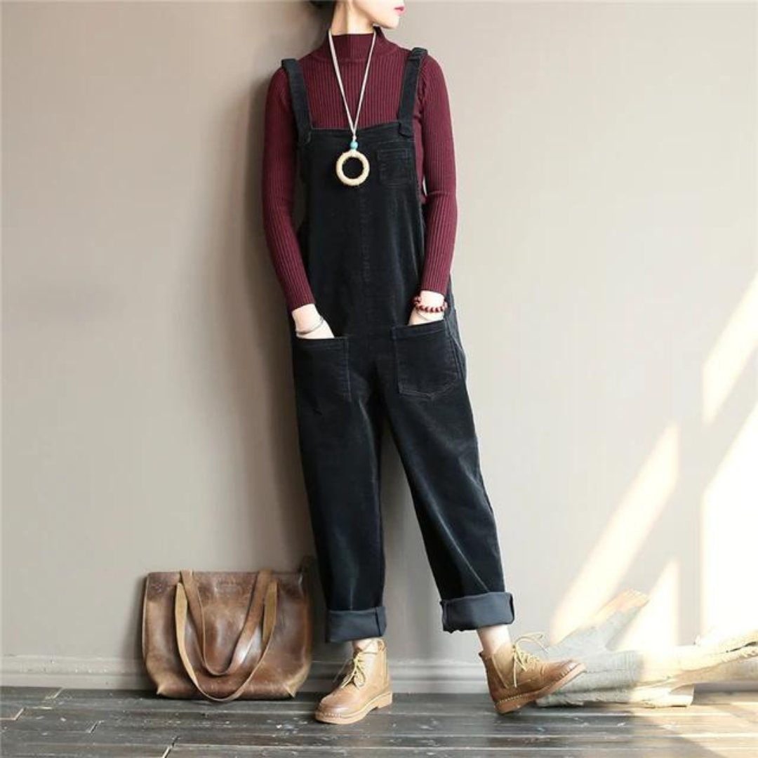 Casual Corduroy Overall